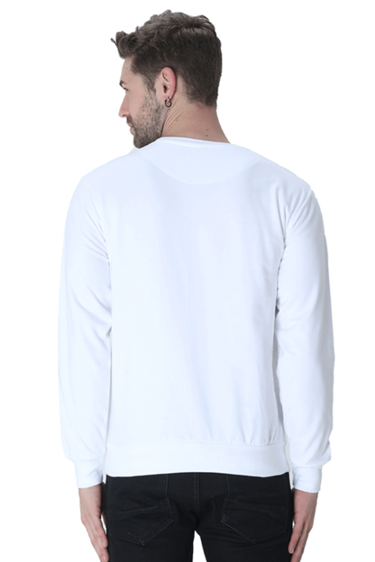 Minimal Design White Sweatshirt by HVN LUXE