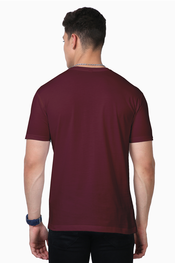 Maroon Supima T-Shirt by HVN LUXE(Unisex)