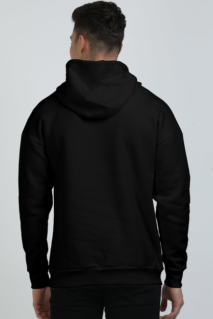 Black Hooded Sweatshirt by HVN-LUXE.