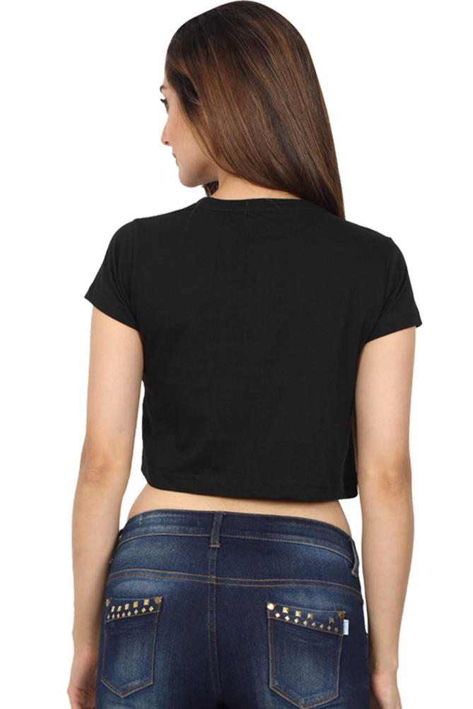 Black HVN LUXE Crop Top