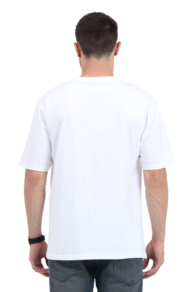 HVN-LUXE-CLASSIC WHITE OVERSIZED T-SHIRT.